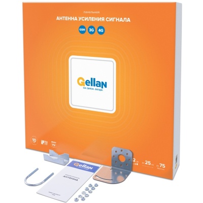 Gellan FullBand-22F панельная Антенна, 3G/4G/LTE/WiFi, 22 дБ Gellan FullBand-22F панельная Антенна, 3G/4G/LTE/WiFi, 22 дБ
